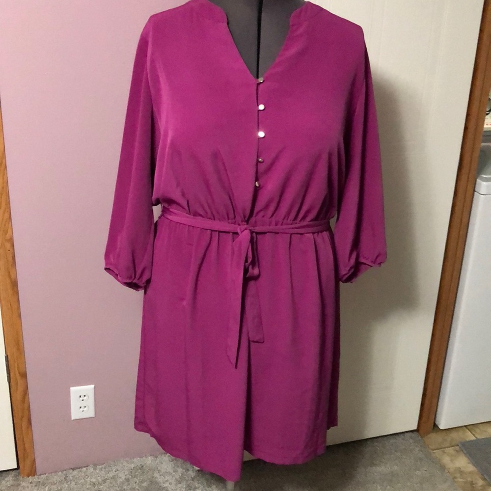 Pinkish Purple Dress
